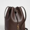 Smooth Leather Bucket Bag 37 – Dark Brown Smooth Leather (Gold Hardware)