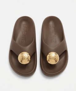 Foam Bubble Slides - Brown