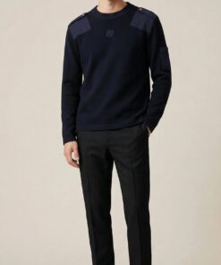Patchwork Shoulder Knit Sweater