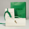 Leather Clutch Sea salt