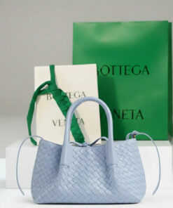 Small Leather Crossbody Bag Blue