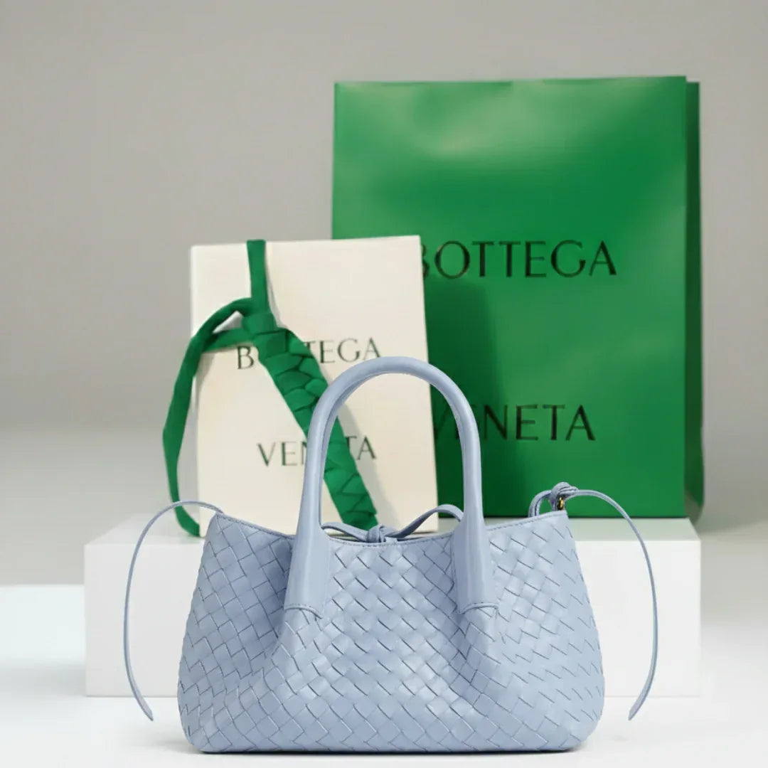 Small Leather Crossbody Bag Blue