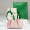 Small Leather Crossbody Bag Rose/Barolo