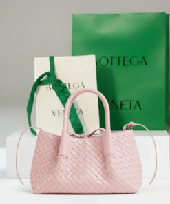 Small Leather Crossbody Bag Rose/Barolo