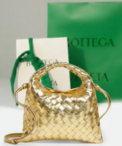 Mini Hop Crossbody Bag - Gold