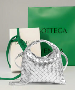 Mini Hop Crossbody Bag - Silver