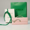 Leather Clutch Rose