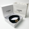 Reversible Smooth Leather Belt - Black