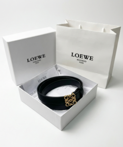 Reversible Smooth Leather Belt - Black