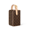 Monogram Dopp Kit Toiletry Bag Brown