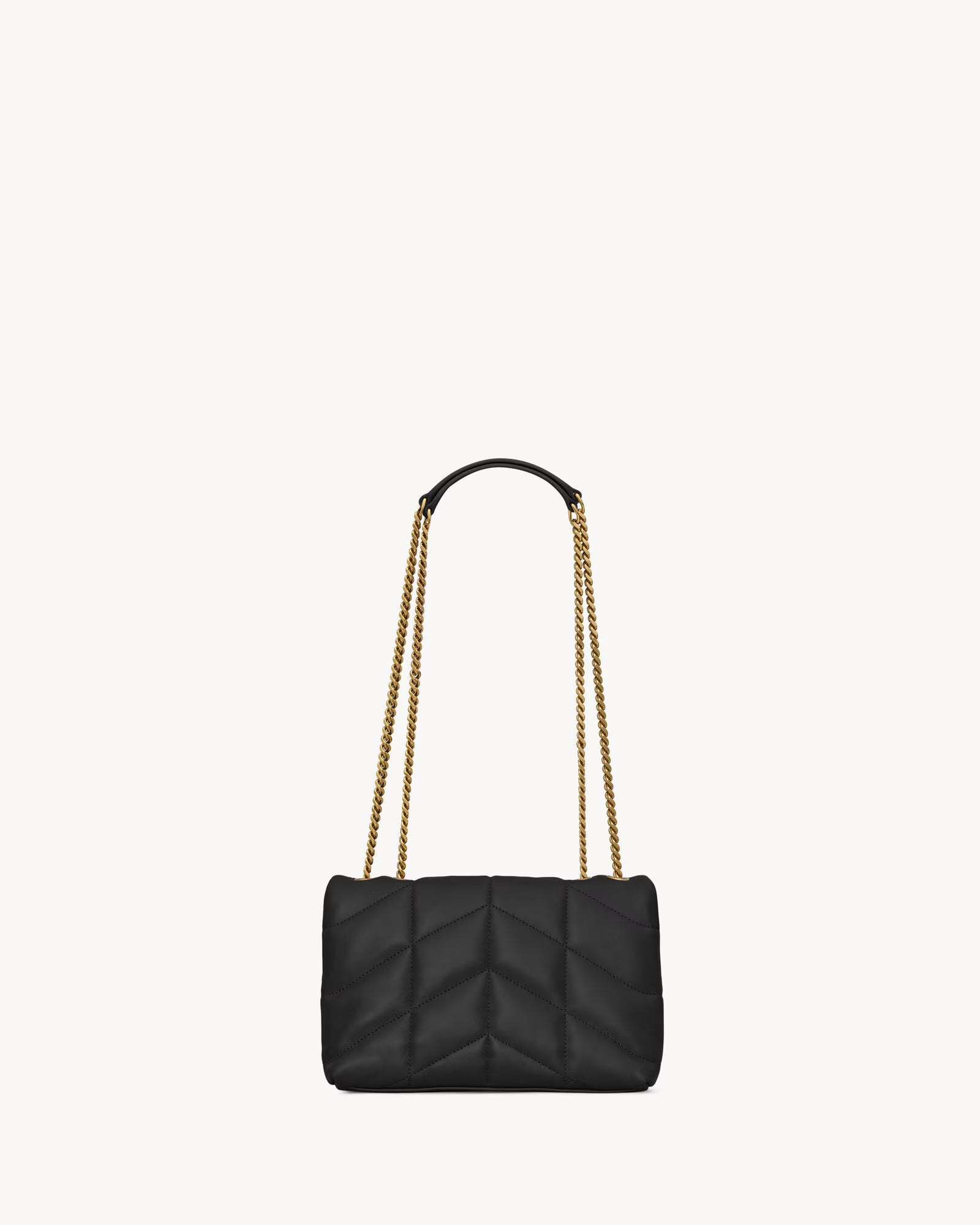 PUFFER TOY in lambskin - Black