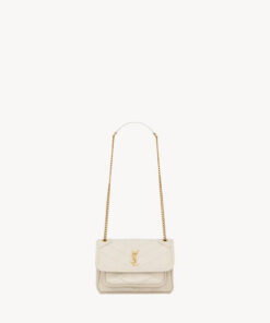 NIKI Mini in vintage leather – Ivory