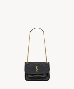 NIKI Mini in vintage leather – Black