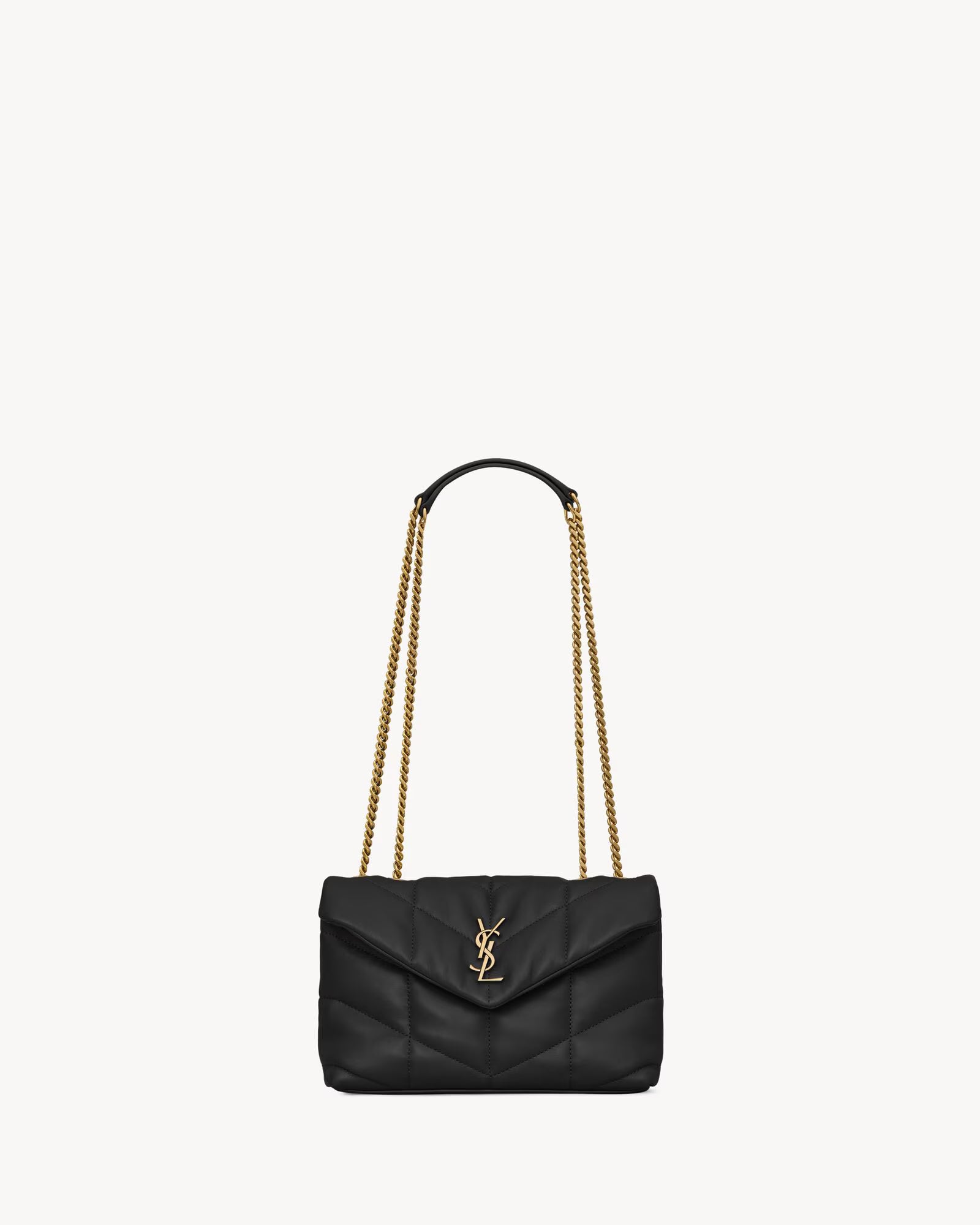 PUFFER TOY in lambskin - Black