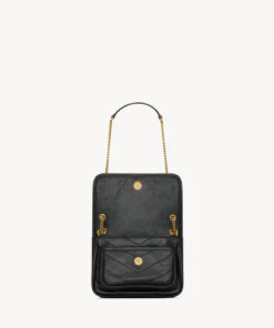 NIKI Mini in vintage leather – Black
