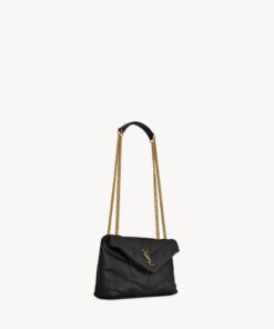 PUFFER TOY in lambskin - Black