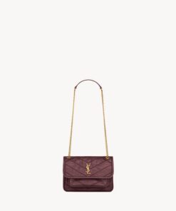 NIKI Mini in vintage leather – Red