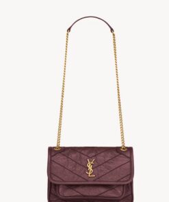 NIKI Mini in vintage leather – Red