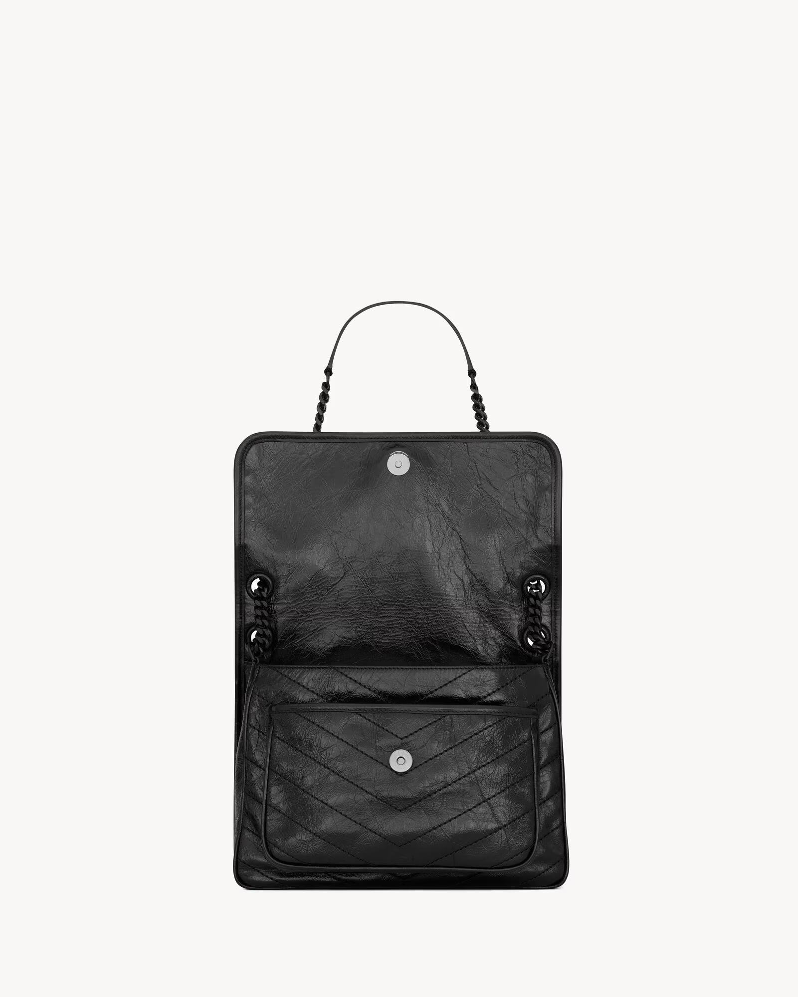 NIKI Medium in Vintage Leather – Black