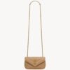 LOULOU MINI in lambskin leather – Beige