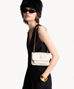 NIKI Mini in vintage leather – Ivory