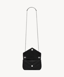 LOULOU MINI in lambskin leather – Black