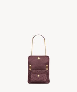 NIKI Mini in vintage leather – Red