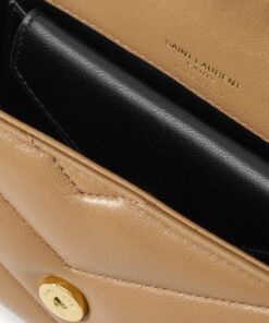 LOULOU MINI in lambskin leather – Beige