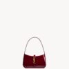 Mini le 5 À 7 in smooth Leather – Burgundy
