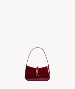 Mini le 5 À 7 in smooth Leather – Burgundy
