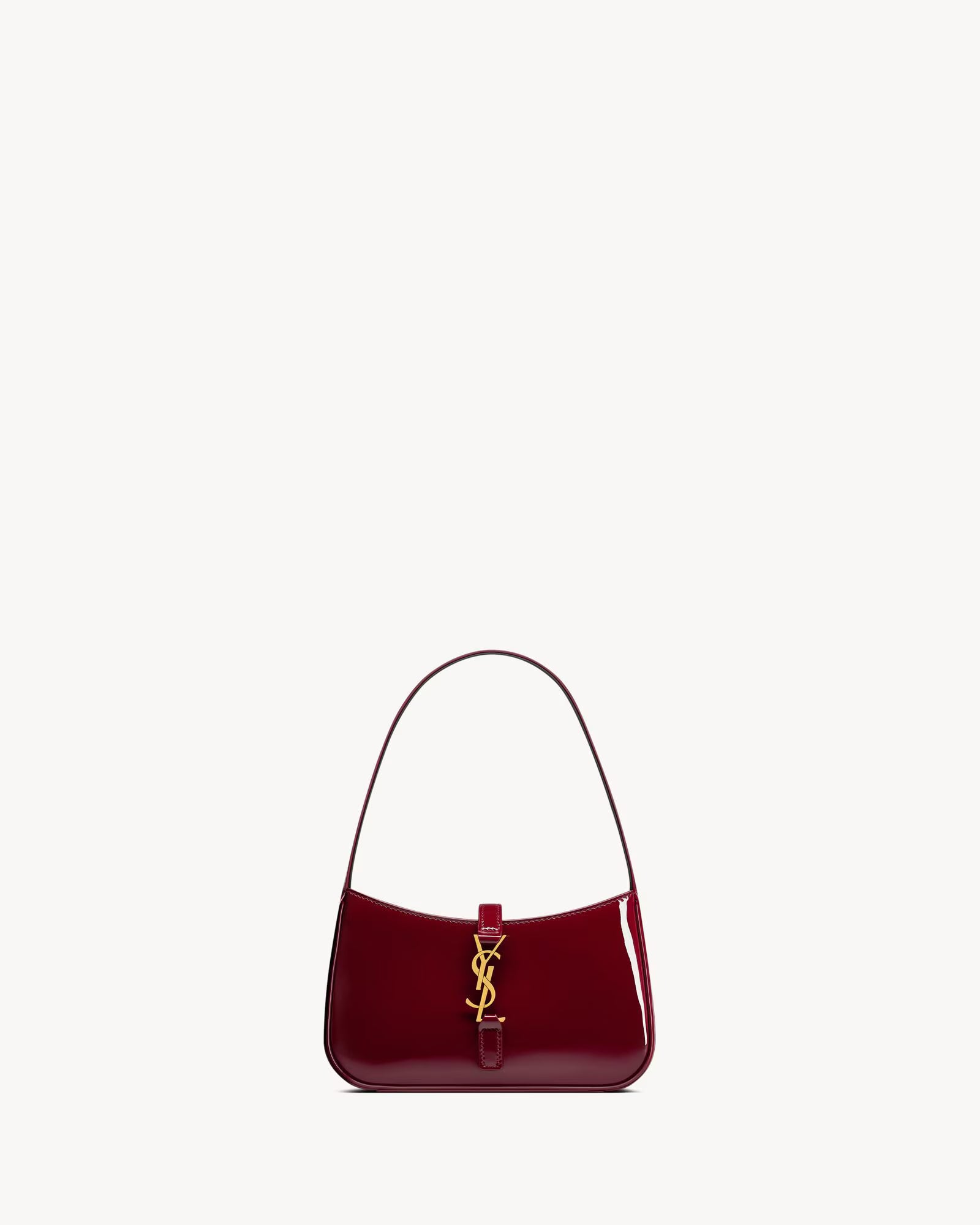 Mini le 5 À 7 in smooth Leather – Burgundy