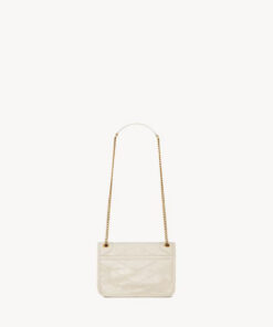 NIKI Mini in vintage leather – Ivory