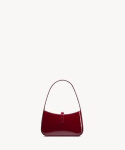Mini le 5 À 7 in smooth Leather – Burgundy