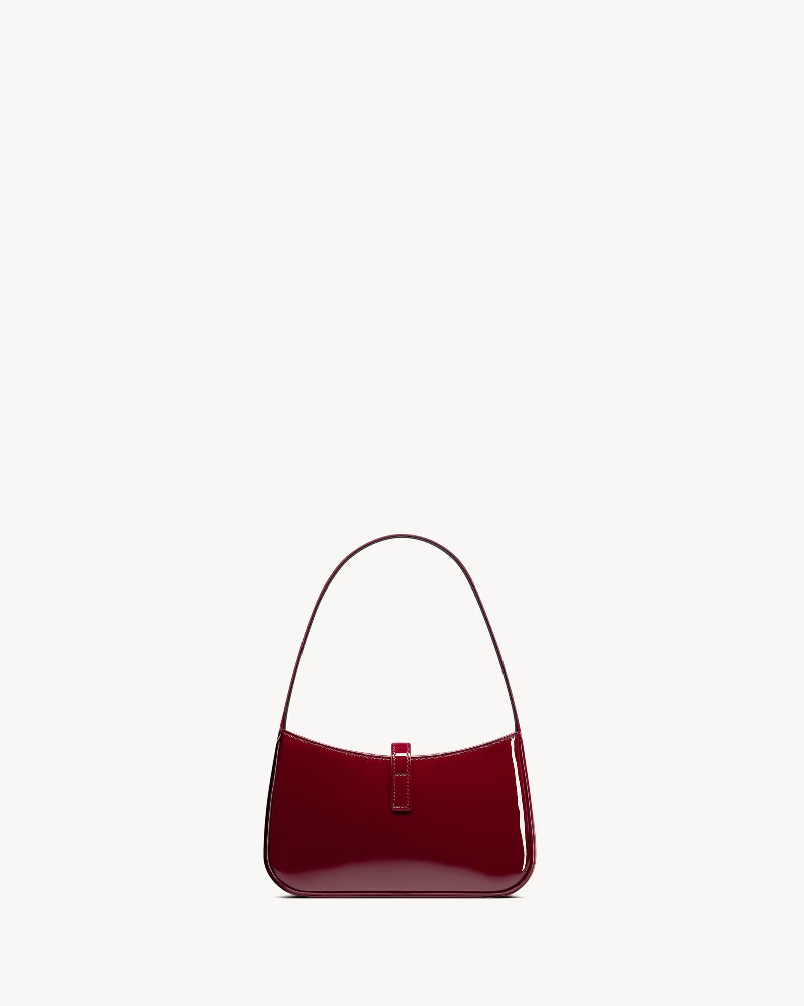 Mini le 5 À 7 in smooth Leather – Burgundy