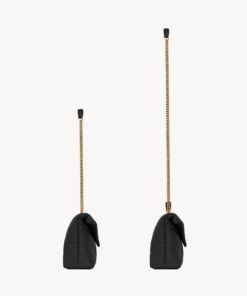 PUFFER TOY in lambskin - Black