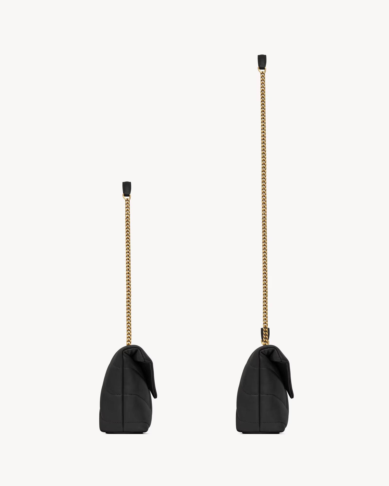 PUFFER TOY in lambskin - Black
