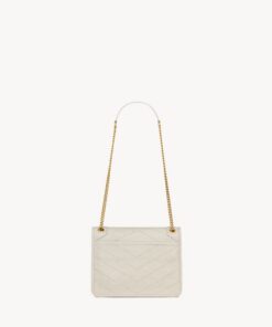 NIKI Medium in Vintage Leather – Cream