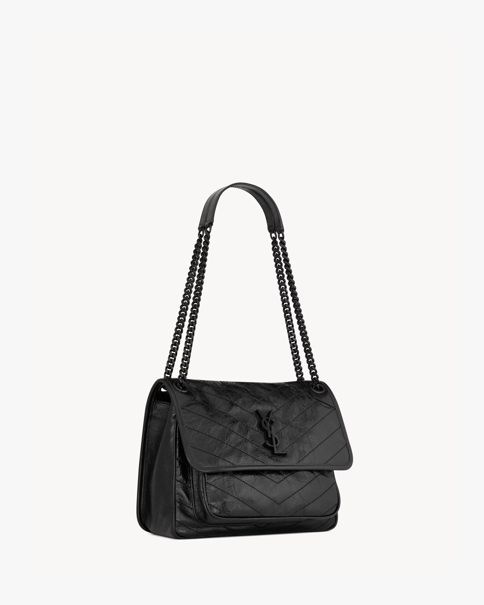 NIKI Medium in Vintage Leather – Black