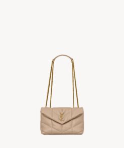 PUFFER TOY in lambskin – Beige