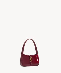 Mini le 5 À 7 in smooth Leather – Burgundy
