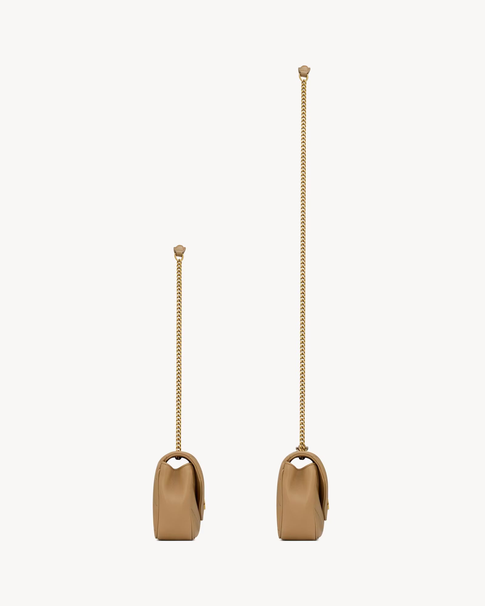 LOULOU MINI in lambskin leather – Beige