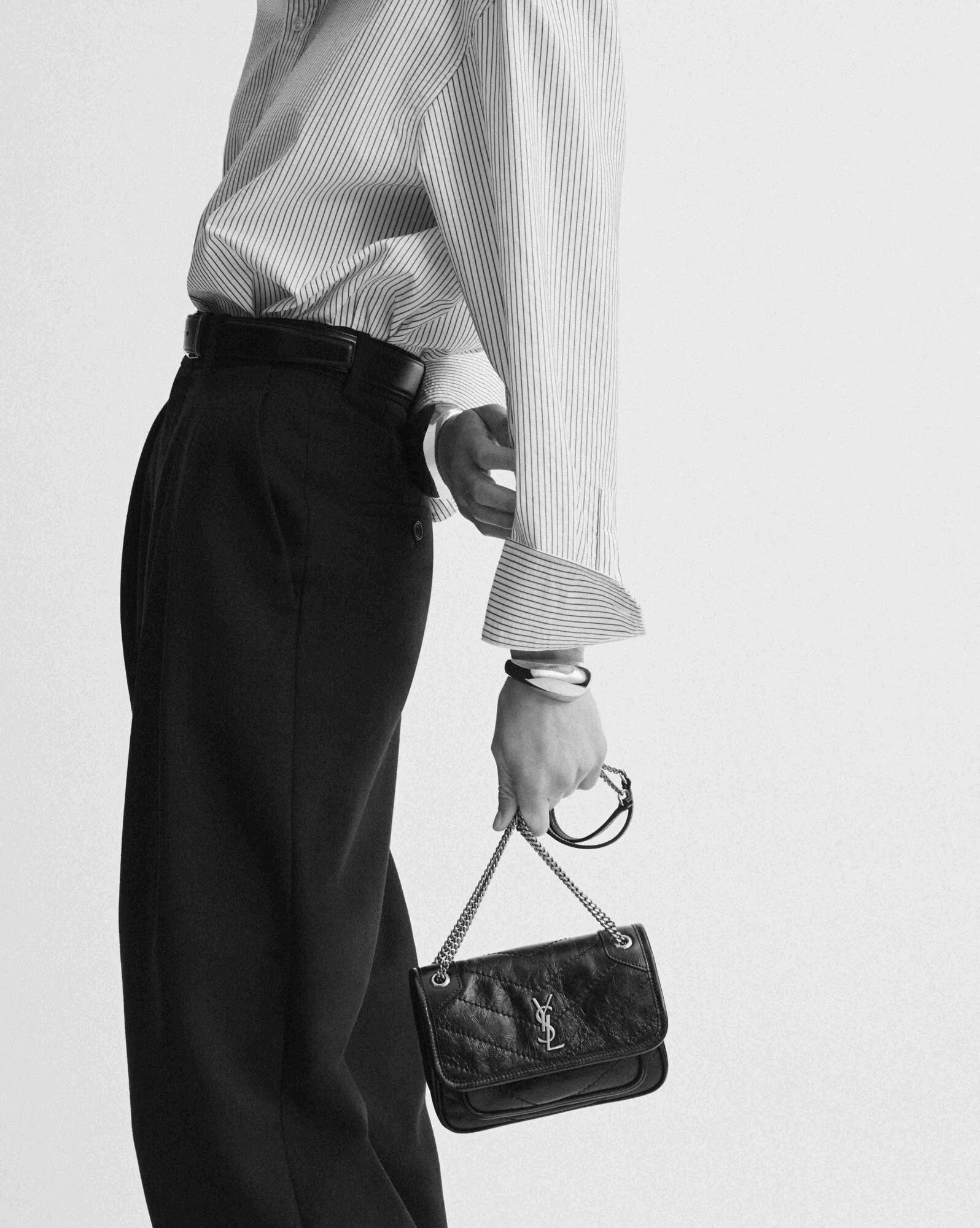 NIKI Mini in vintage leather – Black